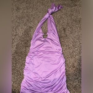 Purple party dress